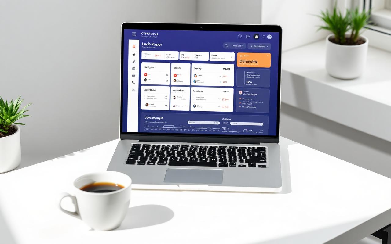 BuilderLoop dashboard showing CRM, reviews, and lead automation